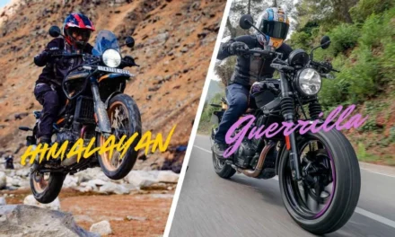 Royal Enfield Guerrilla 450 vs. Himalayan 450